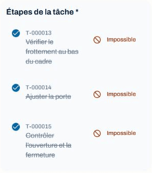 Trois étapes de correction cochées sur le cellulaire avant l’envoi pour approbation